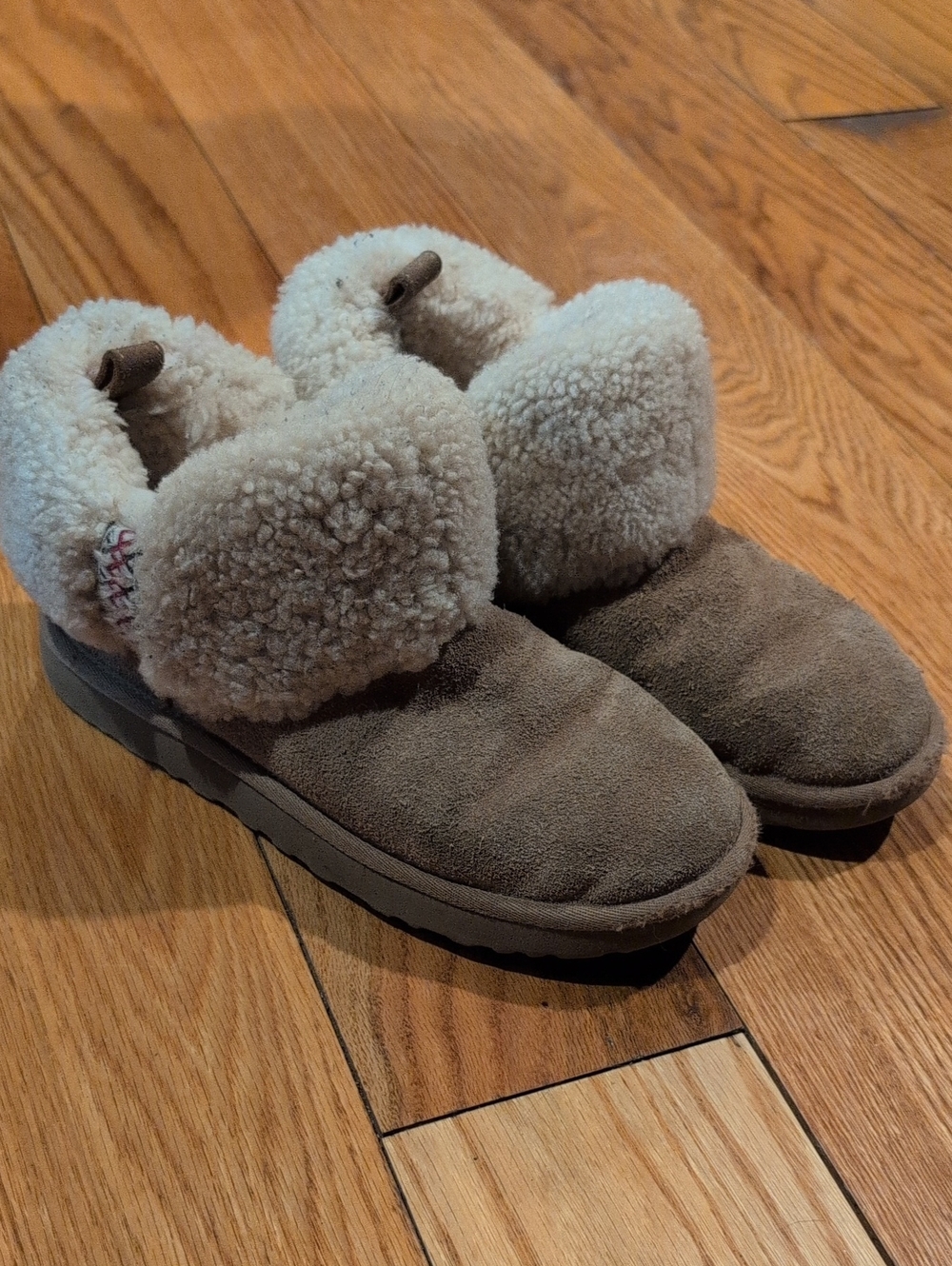 UGG Cream Shearling-Lined Bootie - Cream